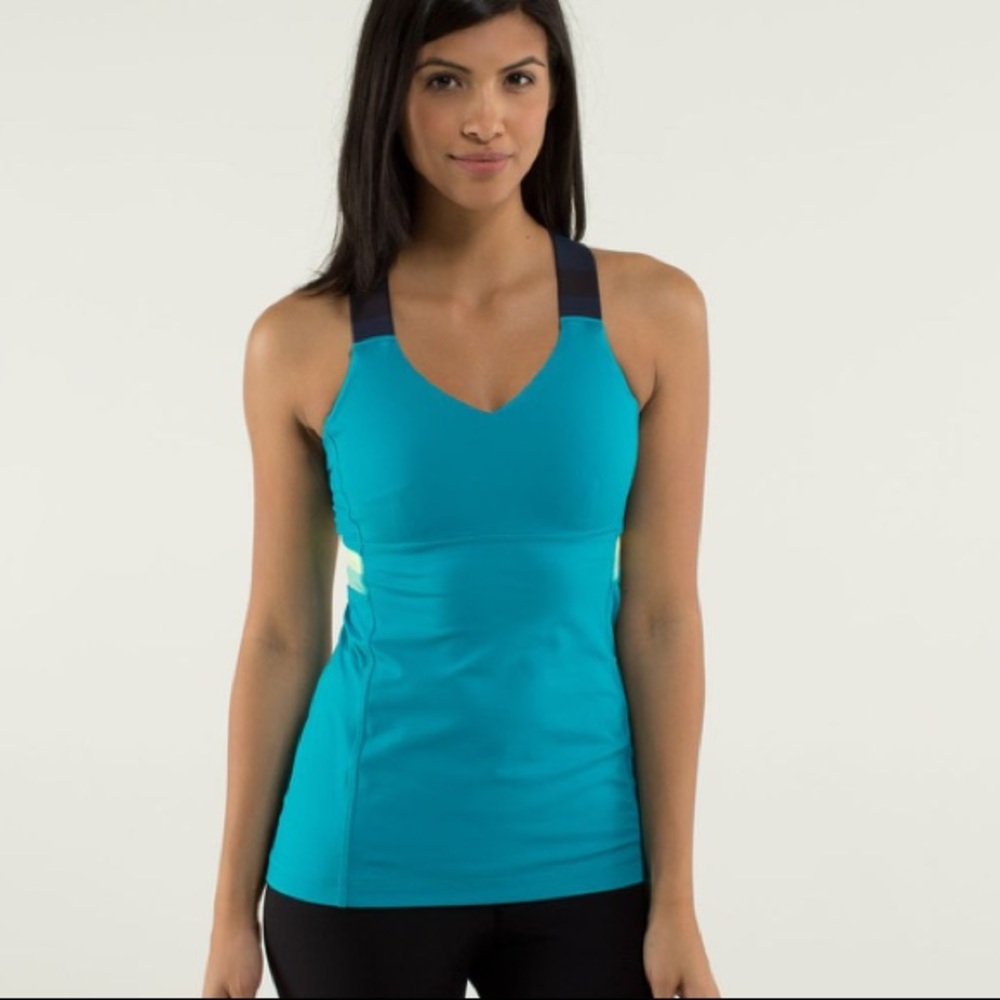 lululemon push your limits tank size 6